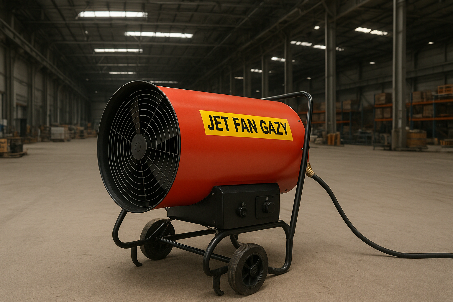 اجاره جت فن گازی: راهنمای جامع برای گرمایش صنعتی و پروژهای